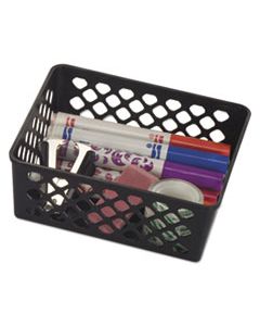 OIC26201 RECYCLED SUPPLY BASKET, 6.125" X 5" X 2.375", BLACK