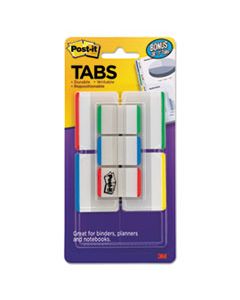 MMM686VAD1 TABS VALUE PACK, 1/5-CUT AND 1/3-CUT TABS, ASSORTED PRIMARY COLORS, 1" AND 2" WIDE, 114/PACK