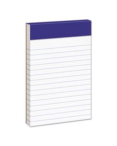 TOP20208 PERFORATED WRITING PADS, NARROW RULE, 3 X 5, 50 SHEETS, DOZEN