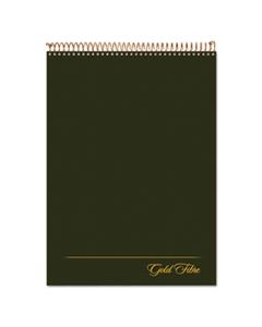 TOP20811 GOLD FIBRE WIREBOUND WRITING PAD W/ COVER, 1 SUBJECT, PROJECT NOTES, GREEN COVER, 8.5 X 11.75, 70 SHEETS