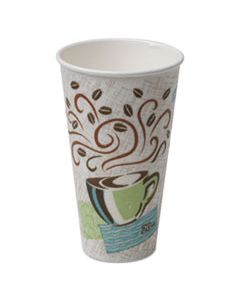 DXE5320CD PERFECTOUCH PAPER HOT CUPS, 20 OZ, COFFEE HAZE DESIGN, 25/SLEEVE, 20 SLEEVES/CARTON