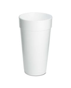 DCC20J16 FOAM DRINK CUPS, 20 OZ, WHITE, 500/CARTON