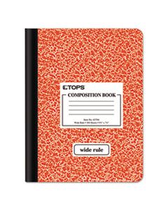 TOP63794 COMPOSITION BOOK, WIDE/LEGAL RULE, ASSORTED MARBLE COVERS, 9.75 X 7.5, 100 SHEETS