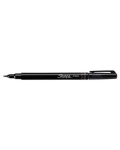 SAN2011280 BRUSH TIP PENS, FINE, BLACK, DOZEN