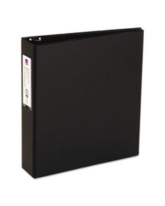 AVE04501 ECONOMY NON-VIEW BINDER WITH ROUND RINGS, 3 RINGS, 2" CAPACITY, 11 X 8.5, BLACK