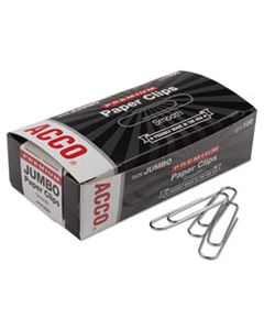 ACC72500 PAPER CLIPS, JUMBO, SILVER, 1,000/PACK