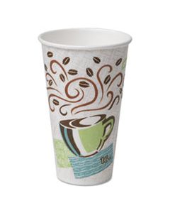 DXE5356CDCT PERFECTOUCH PAPER HOT CUPS, 16 OZ, COFFEE HAZE DESIGN, 50/SLEEVE, 20 SLEEVES/CARTON
