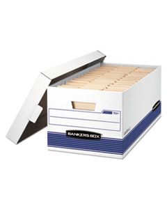 FEL0070110 STOR/FILE MEDIUM-DUTY STORAGE BOXES, LETTER FILES, 12" X 25.38" X 10.25", WHITE, 20/CARTON