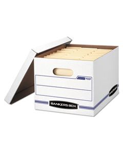 FEL0070333 STOR/FILE BASIC-DUTY STORAGE BOXES, LETTER/LEGAL FILES, 12" X 16.25" X 10.5", WHITE, 20/CARTON