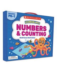 SHS823963 LEARNING MATS KIT, NUMBERS, 70 CARDS, AGES 3 AND UP