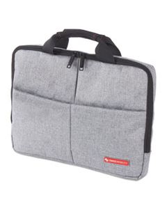 SWZEXB1071SMGRY STERLING SLIM BRIEFCASE, HOLDS LAPTOPS 14.1", 1.75" X 1.75" X 10.25", GRAY