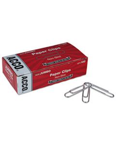ACC72585 PAPER CLIPS, JUMBO, SILVER, 1,000/PACK