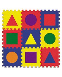 CKC4354 WONDERFOAM EARLY LEARNING, SHAPE TILES, AGES 2 AND UP