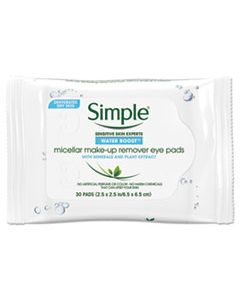 UNI27222CT EYE AND SKIN CARE, EYE MAKE-UP REMOVER PADS, 30/PACK, 6 PACKS/CARTON