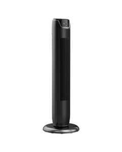 ALEFAN363 36" 3-SPEED OSCILLATING TOWER FAN WITH REMOTE CONTROL, PLASTIC, BLACK
