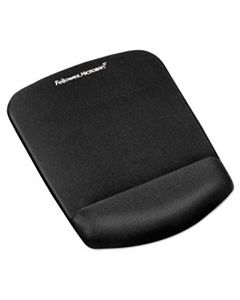 FEL9252001 PLUSHTOUCH MOUSE PAD WITH WRIST REST, FOAM, BLACK, 7 1/4 X 9-3/8