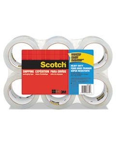 MMM38506 3850 HEAVY-DUTY PACKAGING TAPE, 3" CORE, 1.88" X 54.6 YDS, CLEAR, 6/PACK