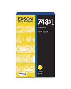 EPST748XL420 T748XL420 (748XL) DURABRITE PRO HIGH-YIELD INK, 4000 PAGE-YIELD, YELLOW