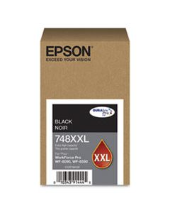 EPST748XXL120 T748XXL120 (748XXL) DURABRITE PRO EXTRA HIGH-YIELD INK, 10000 PAGE-YIELD, BLACK