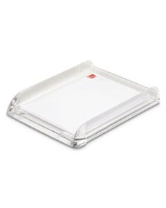 SWI10132 STRATUS ACRYLIC DOCUMENT TRAY, 1 SECTION, LETTER SIZE FILES, 10.75" X 2.5" X 13.25", CLEAR