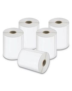 DYM2026404 LW EXTRA-LARGE SHIPPING LABELS, 4" X 6", WHITE, 220/ROLL, 5 ROLLS/PACK