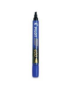 PIL44145 PREMIUM 400 PERMANENT MARKER, BROAD CHISEL TIP, BLUE, 36/PACK