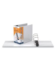 STW90080 QUICKFIT PRO HEAVY DUTY STORAGE D-RING VIEW BINDER, 3 RINGS, 6" CAPACITY, 11 X 8.5, WHITE