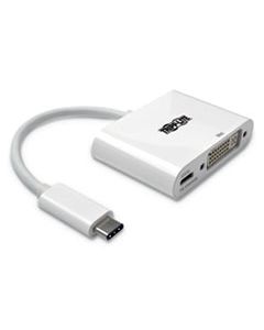 TRPU44406NDC USB 3.1 GEN 1 USB-C TO DVI ADAPTER, USB-C PD CHARGING PORT
