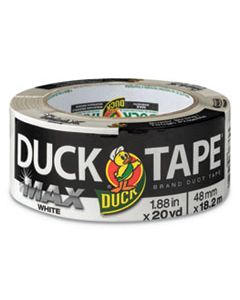 DUC241620 MAX DUCT TAPE, 3" CORE, 1.88" X 20 YDS, WHITE
