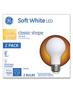 GEL31185 CLASSIC LED SOFT WHITE NON-DIM A21, 13 W, 2/PACK