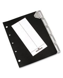 DBL595601 CATALOG RACK INDEX, 5 SECTIONS, BLACK