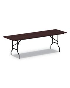 ALEFT729630MY WOOD FOLDING TABLE, 95 7/8W X 29 7/8D X 29 1/8H, MAHOGANY