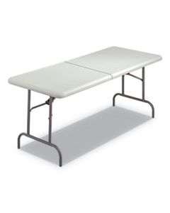 ICE65463 INDESTRUCTABLES TOO 1200 SERIES FOLDING TABLE, 30W X 72D X 29H, PLATINUM