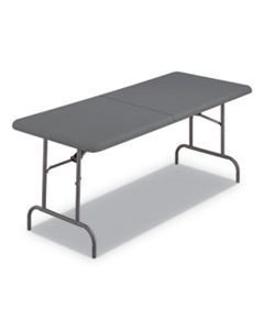ICE65467 INDESTRUCTABLES TOO 1200 SERIES FOLDING TABLE, 30W X 72D X 29H, CHARCOAL