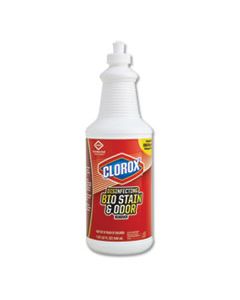 CLO31911EA DISINFECTING BIO STAIN AND ODOR REMOVER, FRAGRANCED, 32 OZ PULL-TOP BOTTLE
