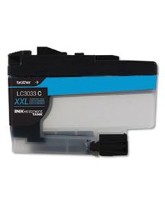 BRTLC3033C LC3033C INKVESTMENT SUPER HIGH-YIELD INK, 1500 PAGE-YIELD, CYAN