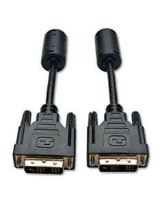 TRPP561010 DVI SINGLE LINK CABLE, DIGITAL TMDS MONITOR CABLE, DVI-D (M/M), 10 FT., BLACK