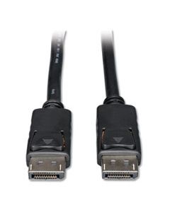 TRPP580010 DISPLAYPORT TO DISPLAYPORT CABLE 4K WITH LATCHES (M/M), 4K X 2K @ 60 HZ, 10 FT.