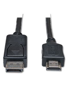 TRPP582010 DISPLAYPORT TO HDMI CABLE ADAPTER (M/M), 10 FT., BLACK