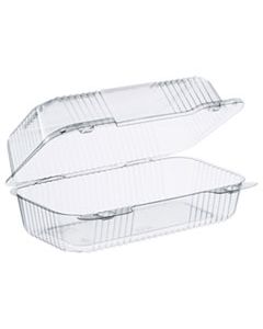 DCCC35UT1 STAYLOCK CLEAR HINGED LID CONTAINERS, 5.4 X 9 X 3.5, CLEAR, 250/CARTON