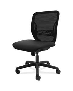 HONGVNMZ1ACCF10 GATEWAY MID-BACK TASK CHAIR, SUPPORTS UP TO 250 LBS, BLACK SEAT, BLACK BACK, BLACK BASE