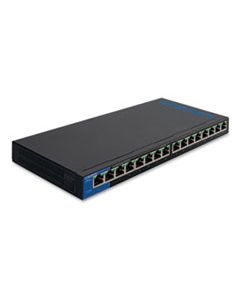 LNKLGS116P BUSINESS DESKTOP GIGABIT POE+ SWITCH, 16 PORTS