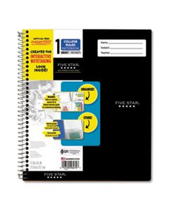 MEA06270 INTERACTIVE NOTEBOOK, 1 SUBJECT, MEDIUM/COLLEGE RULE, ASSORTED COVER COLORS, 11 X 8.5, 100 SHEETS