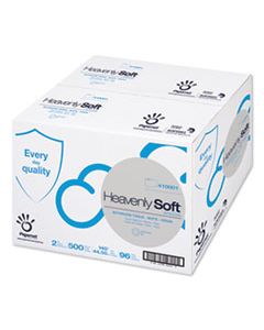 SOD410001 HEAVENLY SOFT TOILET TISSUE, SEPTIC SAFE, 2-PLY, WHITE. 4.1" X 146 FT, 500 SHEETS/ROLL, 96 ROLLS/CARTON