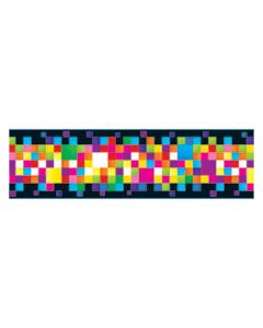 TEPT85342 BOLDER BORDERS, 2 3/4" X 35 3/4 FT, PIXELS, ASSORTED