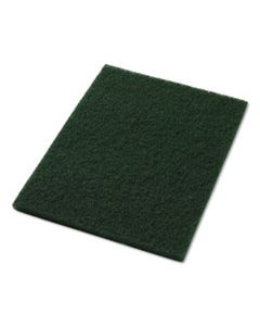 AMF40031420 SCRUBBING PADS, 14" X 20", GREEN, 5/CARTON