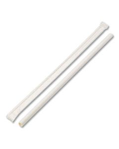 BWKPPRSTRWWR INDIVIDUALLY WRAPPED PAPER STRAWS, 7 3/4" X 1/4", WHITE, 3200/CARTON