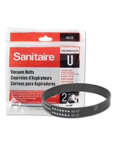 EUR66120 UPRIGHT VACUUM REPLACEMENT BELT, FLAT BELT, 2/PACK