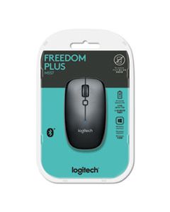LOG910003971 M557 BLUETOOTH MOUSE, 2.4 GHZ FREQUENCY/33 FT WIRELESS RANGE, LEFT/RIGHT HAND USE, DARK GRAY