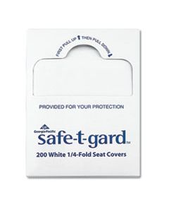 GPC47047 SEAT COVERS SAFE-T-GARD, 17" X 14.5" WHITE, 25/CARTON